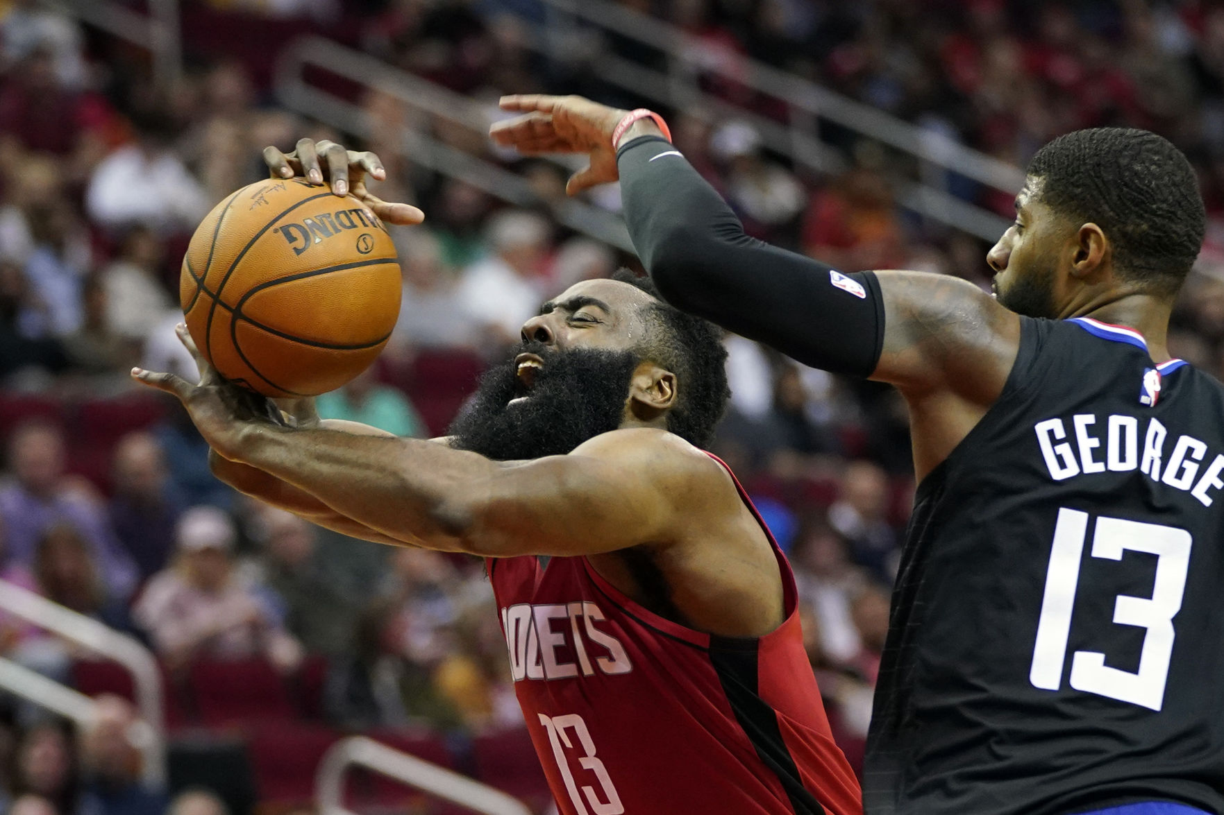 APTOPIX Clippers Rockets Basketball